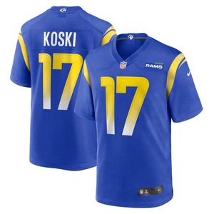 J.j. Koski Los Angeles Rams Game Jersey - Royal Nfl