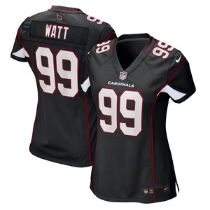 Jj Watt Arizona Cardinals Womens Alternate Game Jersey Black Nfl