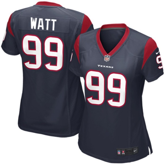 Jj Watt Houston Texans Nike Womens Game Jersey - Navy Blue