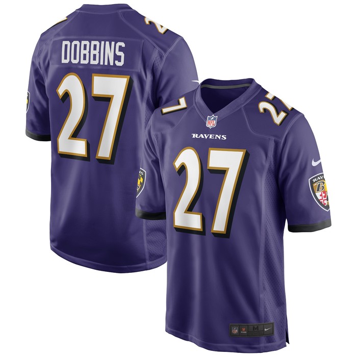 Jk Dobbins Baltimore Ravens Game Jersey Purple Nfl