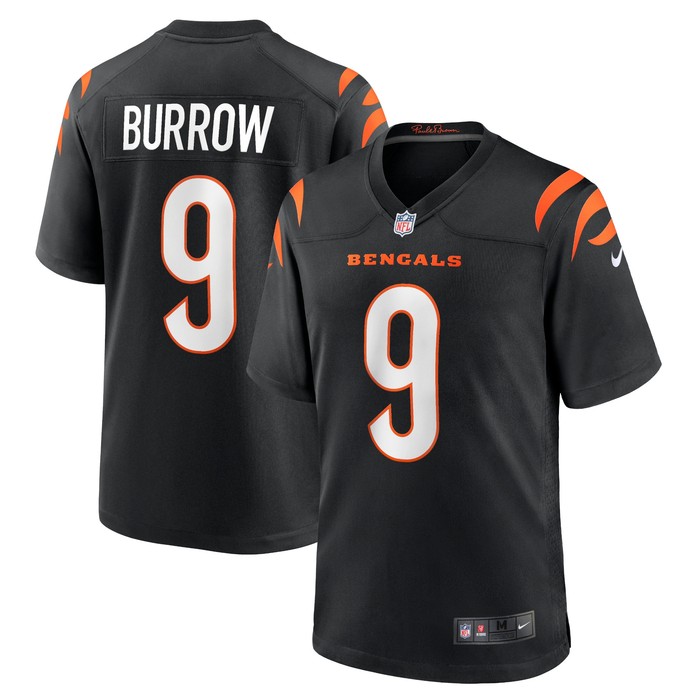 Joe Burrow Cincinnati Bengals Game Jersey - Black Nfl