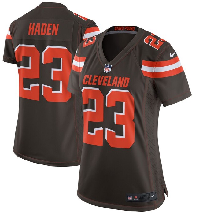 Joe Haden Cleveland Browns Nike Womens Game Jersey - Brown