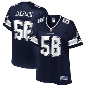 Joe Jackson Dallas Cowboys Nfl Pro Line Womens Player Jersey - Navy