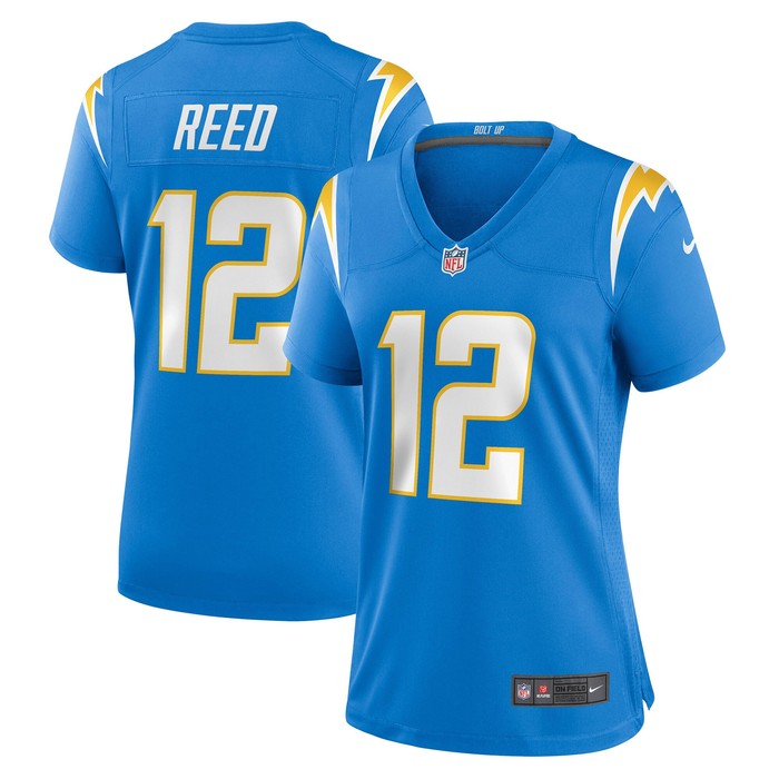 Joe Reed Los Angeles Chargers Womens Player Game Jersey - Powder Blue Nfl