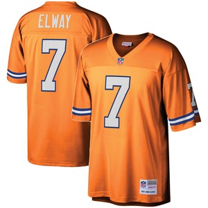 John Elway Denver Broncos Mitchell & Ness 1990 Legacy Retired Player Jersey - Orange Nfl