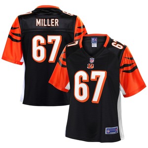 John Miller Cincinnati Bengals Nfl Pro Line Womens Player Jersey - Black