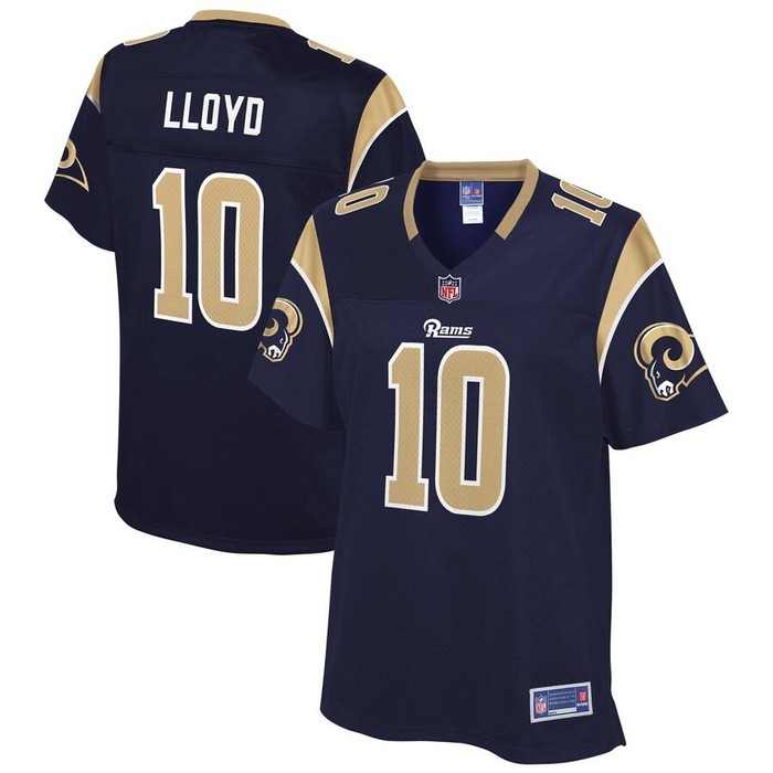 Johnathan Lloyd Los Angeles Rams Nfl Pro Line Womens Team Player Jersey - Navy