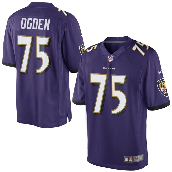 Jonathan Ogden Baltimore Ravens Retired Player Limited Jersey - Purple Nfl