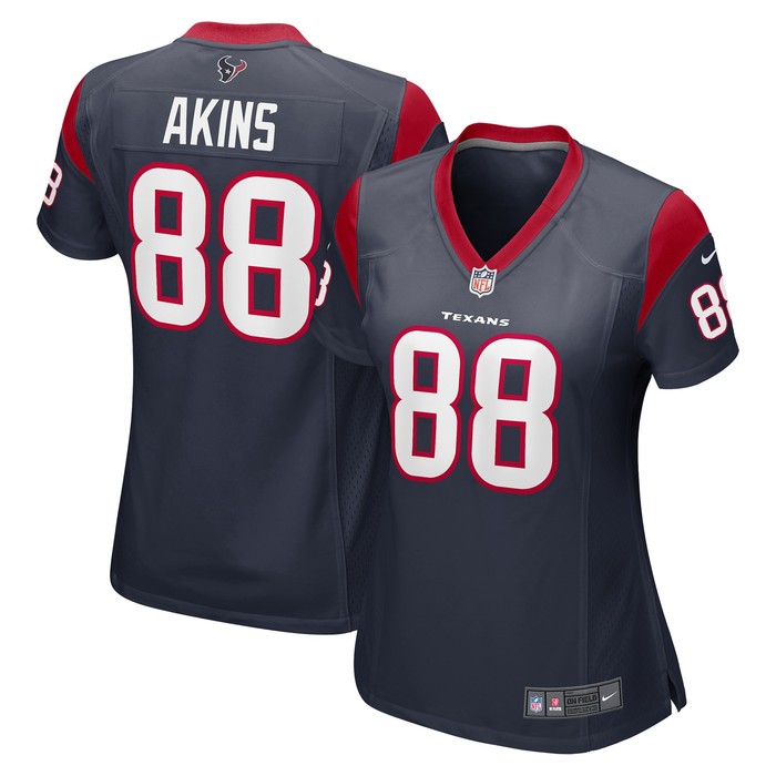 Jordan Akins Houston Texans Womens Game Jersey - Navy Nfl