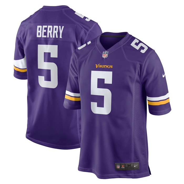 Jordan Berry Minnesota Vikings Player Game Jersey - Purple Nfl