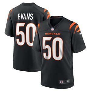 Jordan Evans Cincinnati Bengals Game Jersey - Black Nfl