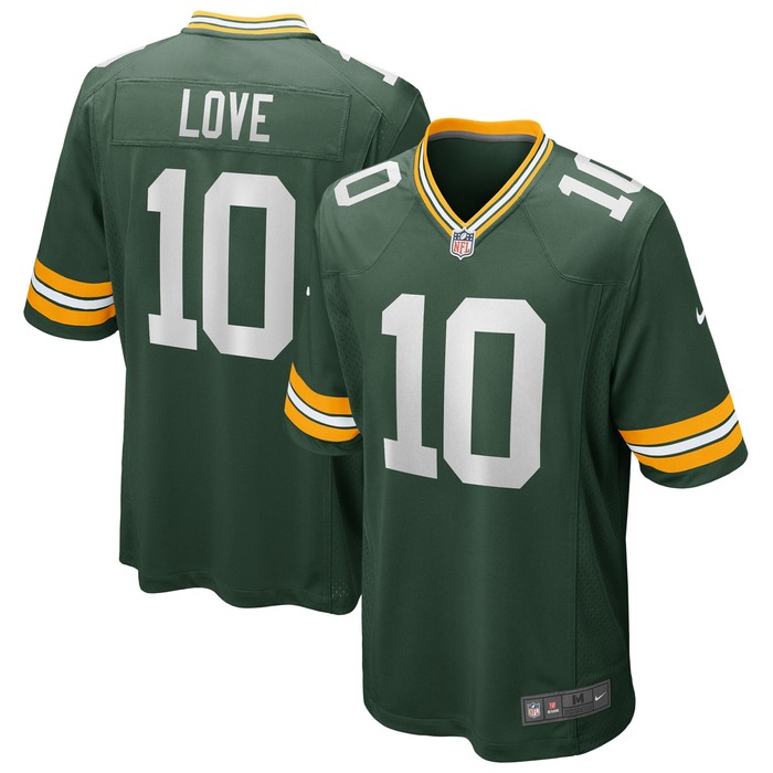 Jordan Love Green Bay Packers Game Jersey - Green Nfl