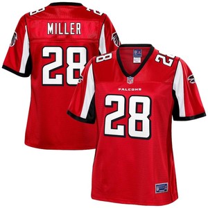 Jordan Miller Atlanta Falcons Nfl Pro Line Womens Team Player Jersey - Red