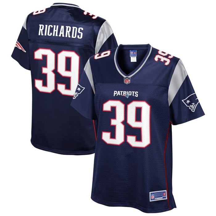 Jordan Richards New England Patriots Nfl Pro Line Womens Player Jersey - Navy