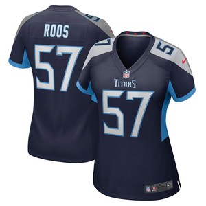 Jordan Roos Tennessee Titans Womens Game Jersey - Navy Nfl