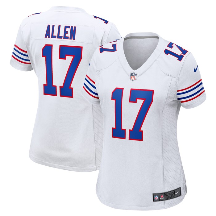 Josh Allen Buffalo Bills Womens Alternate Player Game Team Jersey - White Nfl - Cocomos