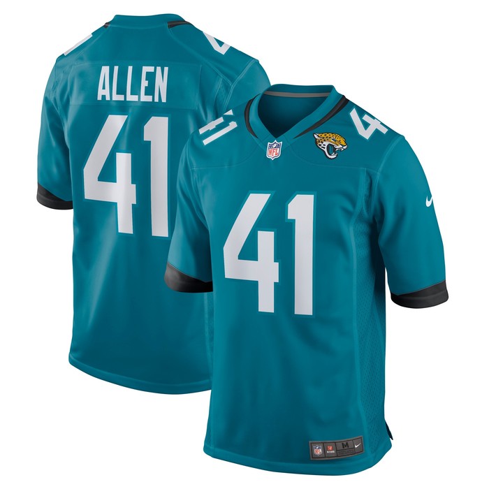 Josh Allen Jacksonville Jaguars Game Jersey - Teal Nfl