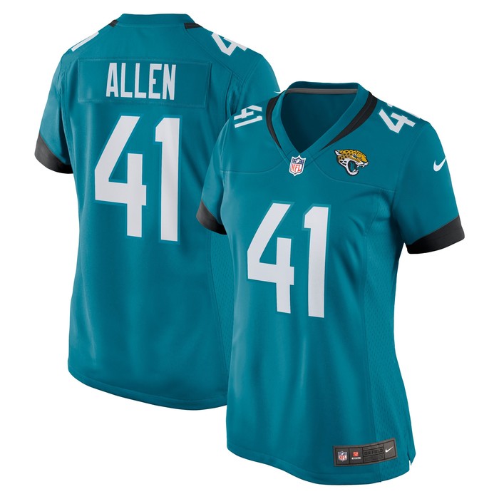 Josh Allen Jacksonville Jaguars Womens Game Jersey - Teal Nfl