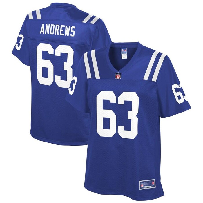 Josh Andrews Indianapolis Colts Nfl Pro Line Womens Player Jersey - Royal