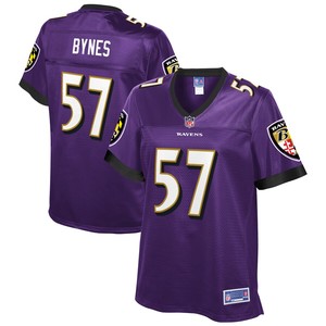 Josh Bynes Baltimore Ravens Nfl Pro Line Womens Player Jersey - Purple