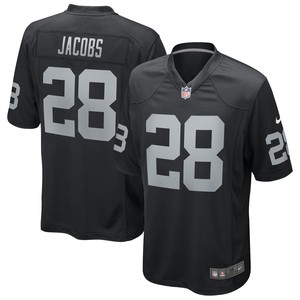 Josh Jacobs Las Vegas Raiders Game Player Jersey Black Nfl