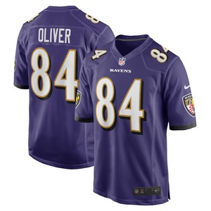 Josh Oliver Baltimore Ravens Game Jersey - Purple Nfl - Cocomos