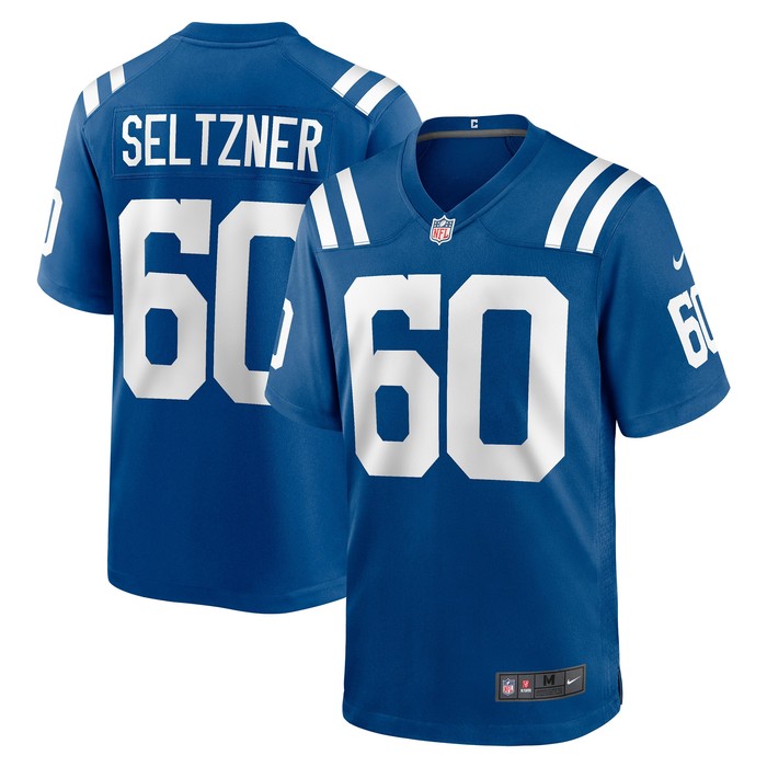 Josh Seltzner Indianapolis Colts Game Player Jersey - Royal Nfl