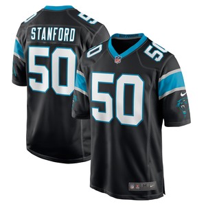 Julian Stanford Carolina Panthers Game Player Jersey - Black Nfl