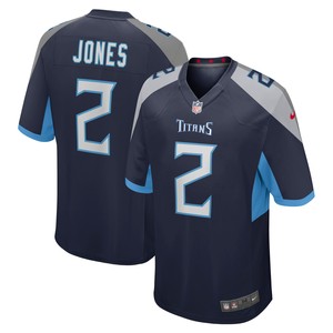 Julio Jones Tennessee Titans Game Jersey Navy Nfl