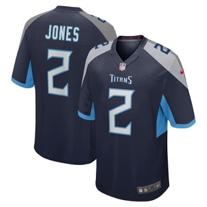 Julio Jones Tennessee Titans Game Player Jersey - Navy Nfl