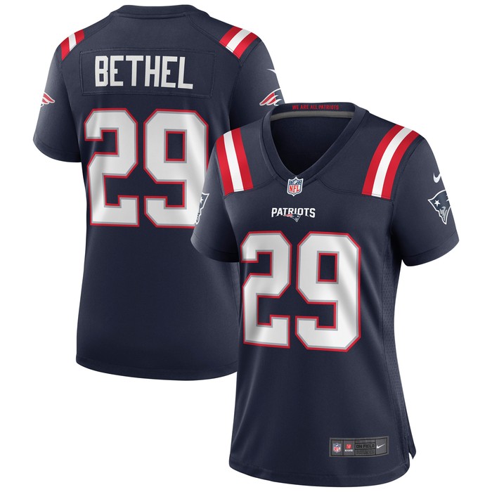 Justin Bethel New England Patriots Womens Game Jersey - Navy Nfl