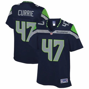 Justin Currie Seattle Seahawks Nfl Pro Line Womens Team Player Jersey - College Navy