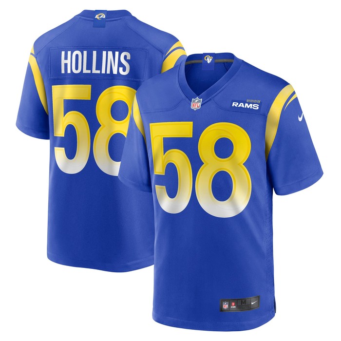 Justin Hollins Los Angeles Rams Game Jersey - Royal Nfl