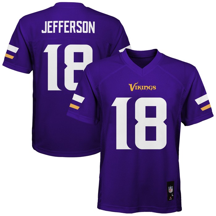 Justin Jefferson Minnesota Vikings Game Player Jersey - Purple Nfl