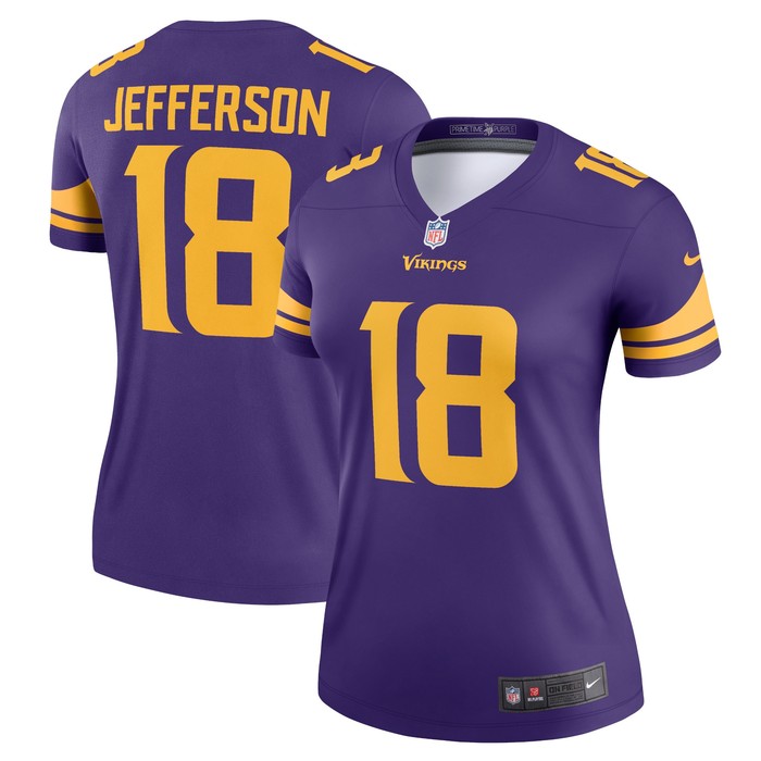 Justin Jefferson Minnesota Vikings Womens Alternate Legend Jersey - Purple Nfl