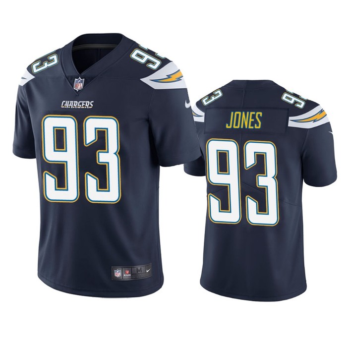 Justin Jones Los Angeles Chargers Navy Vapor Limited Jersey