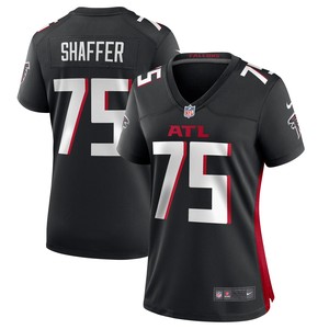 Justin Shaffer Atlanta Falcons Womens Player Game Jersey - Black Nfl