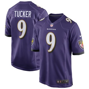 Justin Tucker Baltimore Ravens Game Jersey Purple Nfl