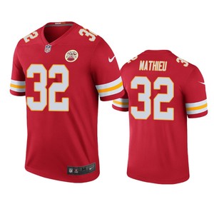 Kansas City Chiefs #32 Tyrann Mathieu Red Color Rush Legend Jersey - Men