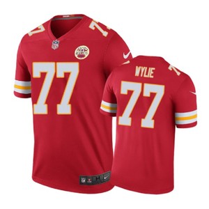 Kansas City Chiefs #77 Andrew Wylie Nike Color Rush Red Jersey