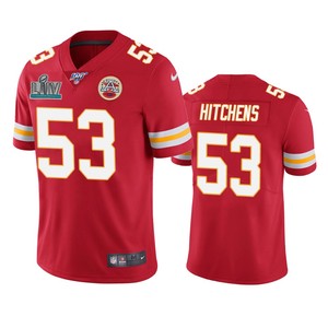 Kansas City Chiefs Anthony Hitchens Red Super Bowl Liv Vapor Limited Jersey