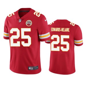 Kansas City Chiefs Clyde Edwards-helaire Red 2020 Nfl Draft Vapor Limited Jersey