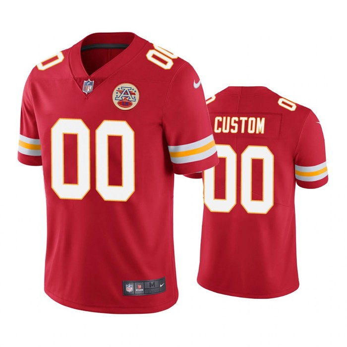 Kansas City Chiefs Custom Red Nike Color Rush Limited Jersey