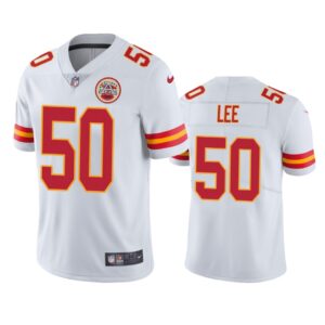 Kansas City Chiefs Darron Lee White Vapor Limited Jersey - Cocomos