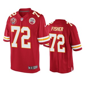 Kansas City Chiefs Eric Fisher Red 60th Anniversary Game Jersey