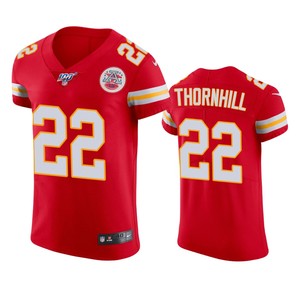 Kansas City Chiefs Juan Thornhill Red 100th Season Vapor Elite Jersey