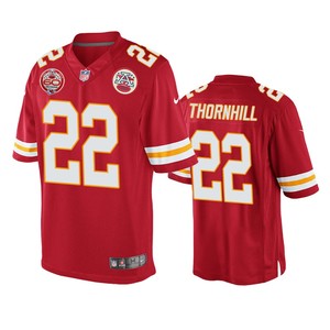 Kansas City Chiefs Juan Thornhill Red 60th Anniversary Game Jersey