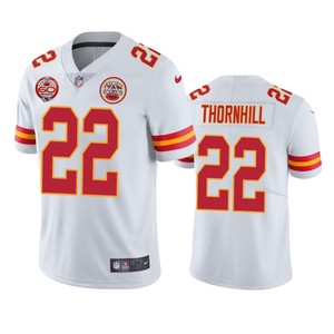 Kansas City Chiefs Juan Thornhill White 60th Anniversary Vapor Limited Jersey