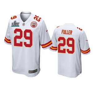 Kansas City Chiefs Kendall Fuller White Super Bowl Liv Game Jersey