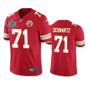 Kansas City Chiefs Mitchell Schwartz Red Super Bowl Liv Vapor Limited Jersey